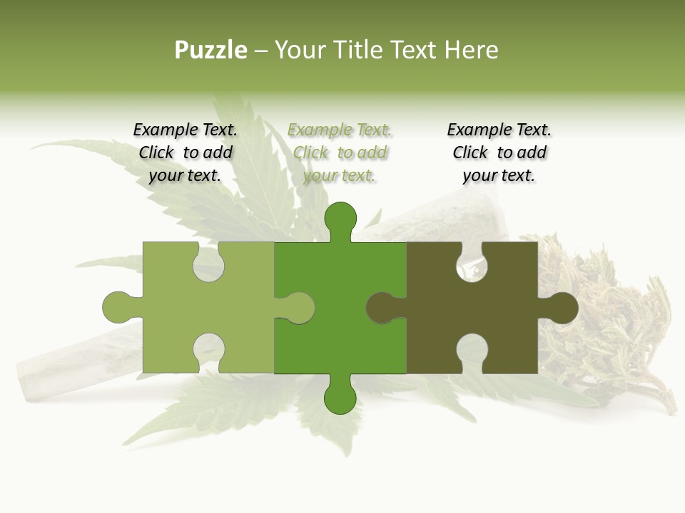 Marijuana Abuse Relaxing PowerPoint Template