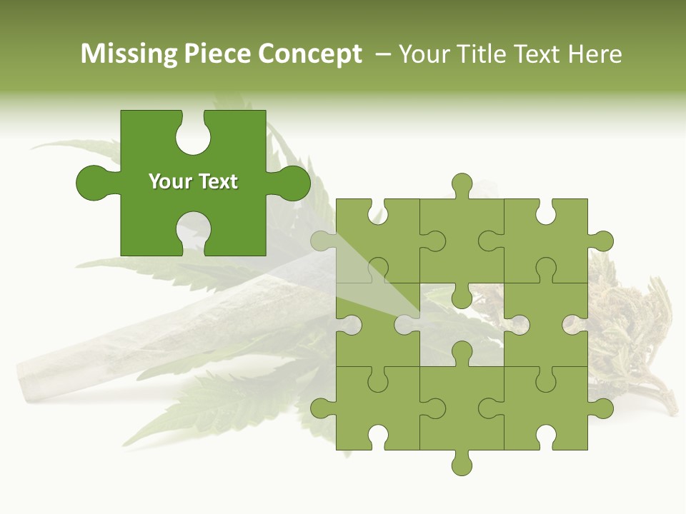 Marijuana Abuse Relaxing PowerPoint Template