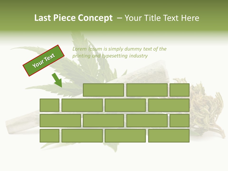 Marijuana Abuse Relaxing PowerPoint Template