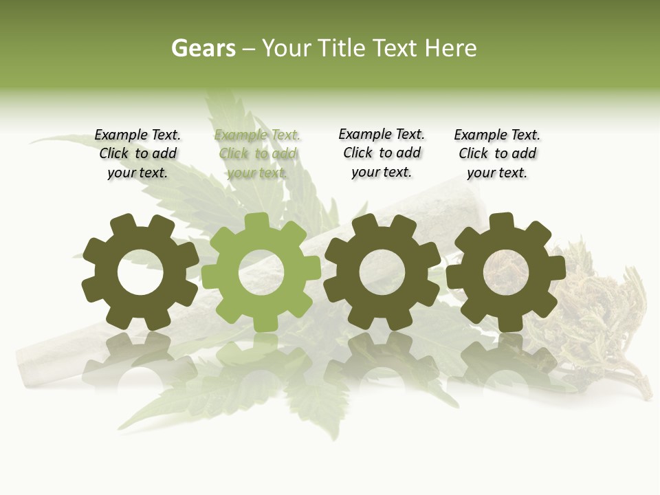 Marijuana Abuse Relaxing PowerPoint Template