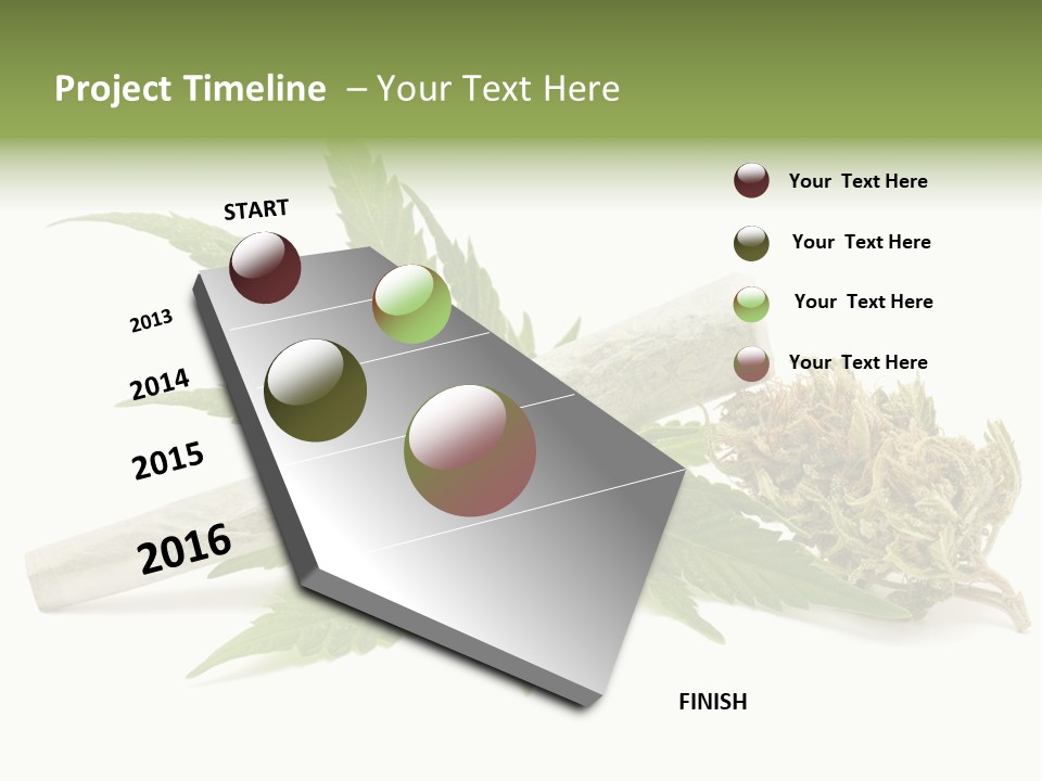 Marijuana Abuse Relaxing PowerPoint Template
