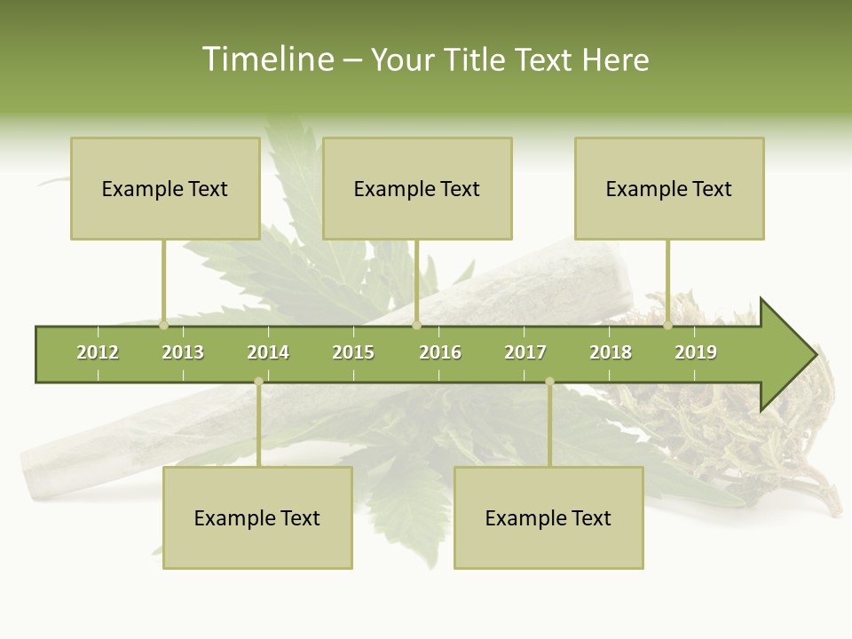 Marijuana Abuse Relaxing PowerPoint Template