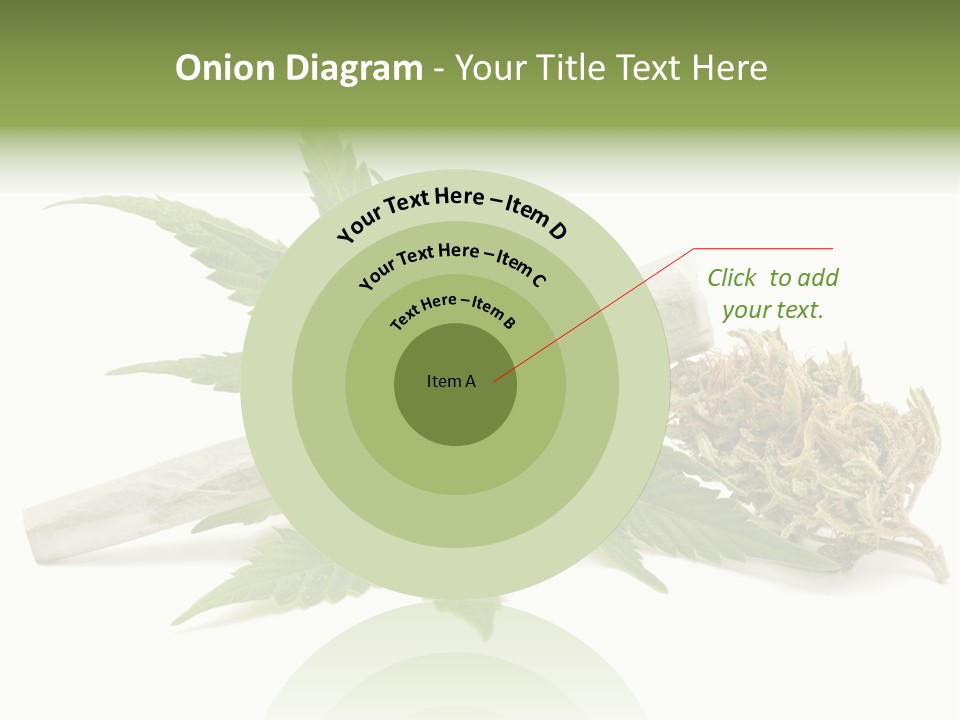 Marijuana Abuse Relaxing PowerPoint Template