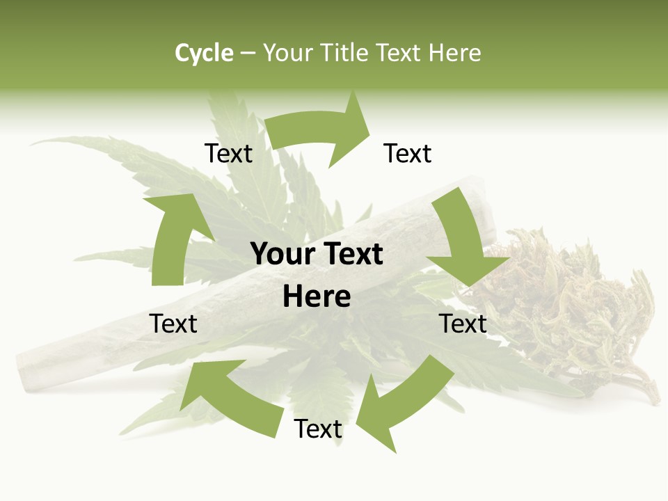 Marijuana Abuse Relaxing PowerPoint Template