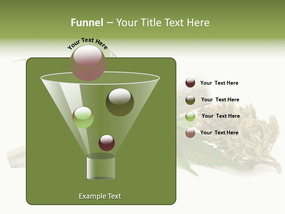 Marijuana Abuse Relaxing PowerPoint Template