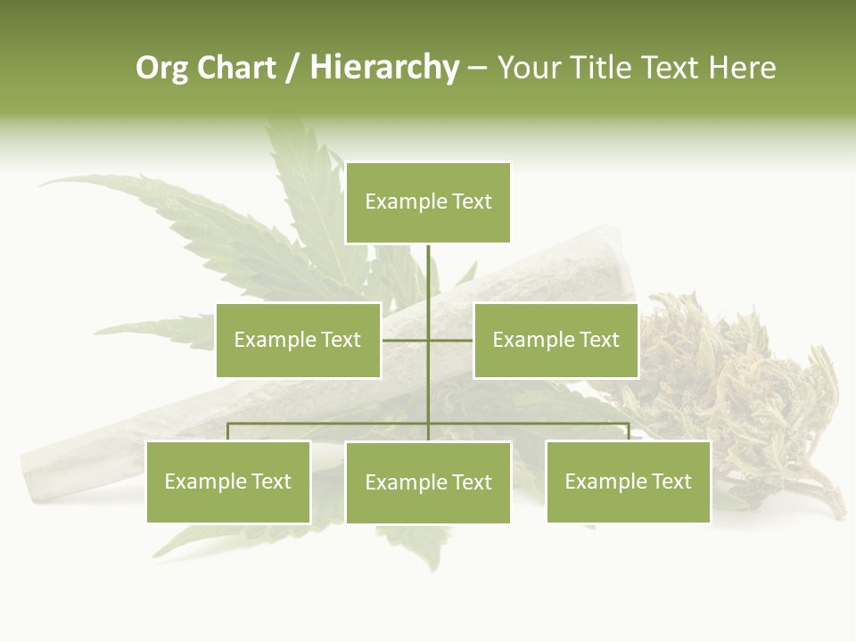 Marijuana Abuse Relaxing PowerPoint Template