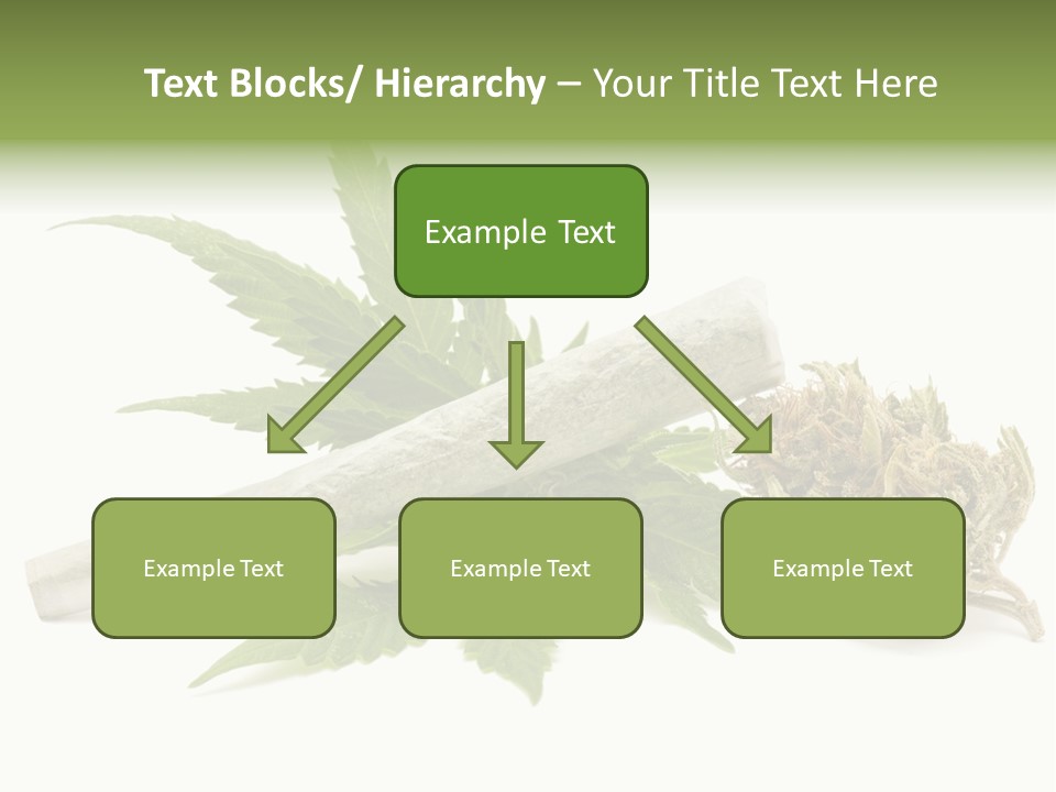Marijuana Abuse Relaxing PowerPoint Template