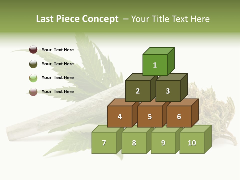 Marijuana Abuse Relaxing PowerPoint Template
