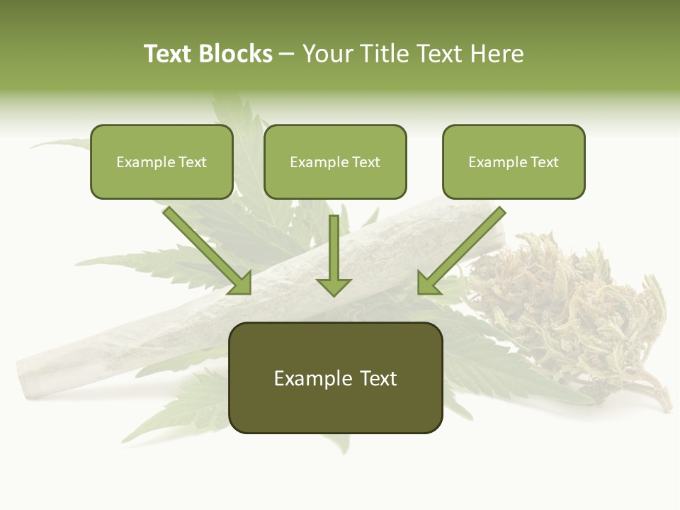 Marijuana Abuse Relaxing PowerPoint Template
