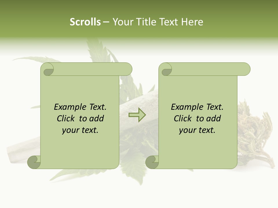 Marijuana Abuse Relaxing PowerPoint Template