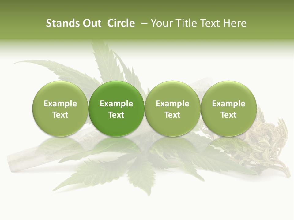 Marijuana Abuse Relaxing PowerPoint Template