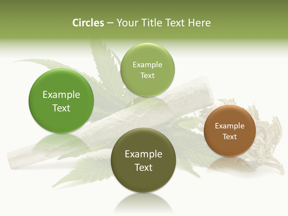 Marijuana Abuse Relaxing PowerPoint Template