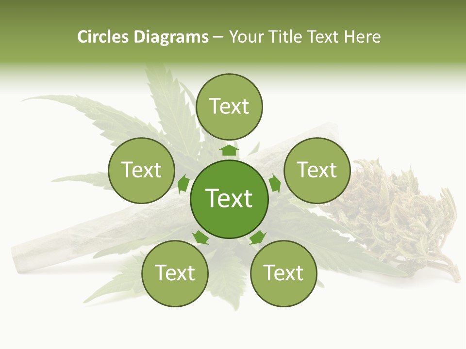Marijuana Abuse Relaxing PowerPoint Template