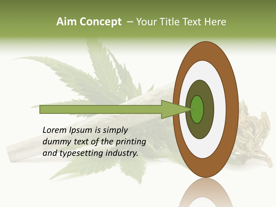 Marijuana Abuse Relaxing PowerPoint Template