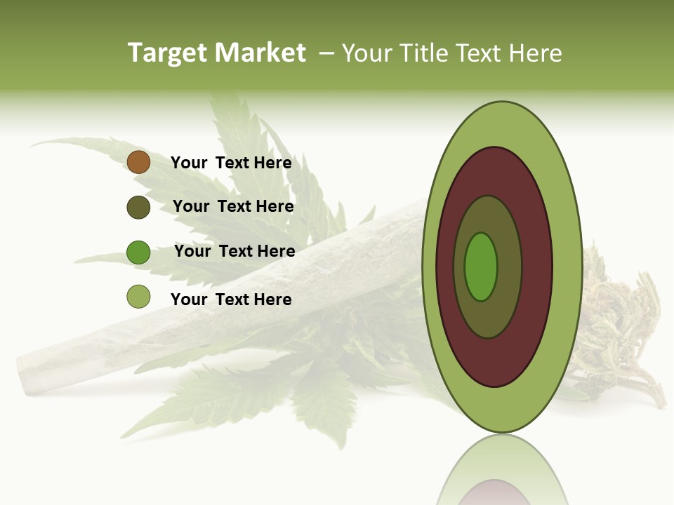 Marijuana Abuse Relaxing PowerPoint Template