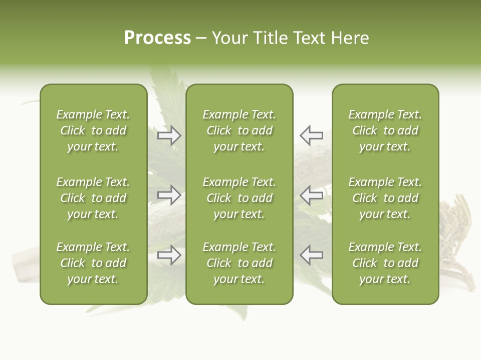 Marijuana Abuse Relaxing PowerPoint Template