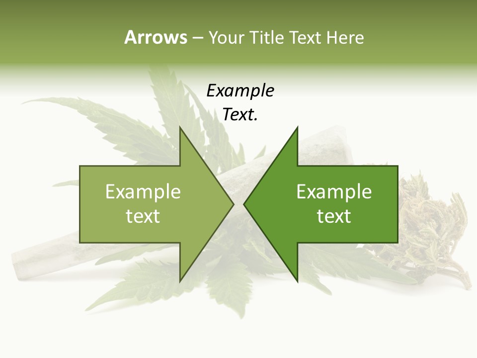 Marijuana Abuse Relaxing PowerPoint Template