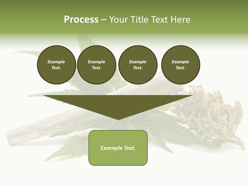 Marijuana Abuse Relaxing PowerPoint Template