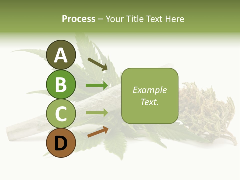 Marijuana Abuse Relaxing PowerPoint Template