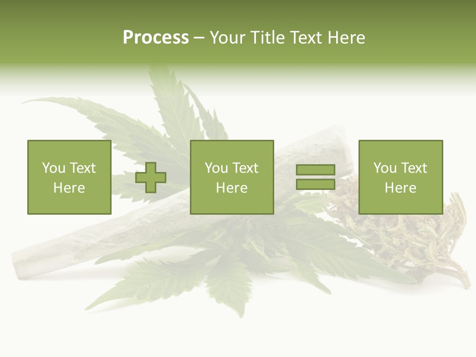Marijuana Abuse Relaxing PowerPoint Template