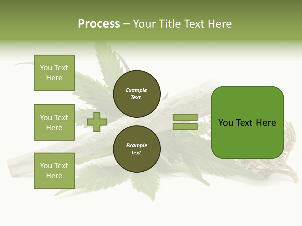 Marijuana Abuse Relaxing PowerPoint Template