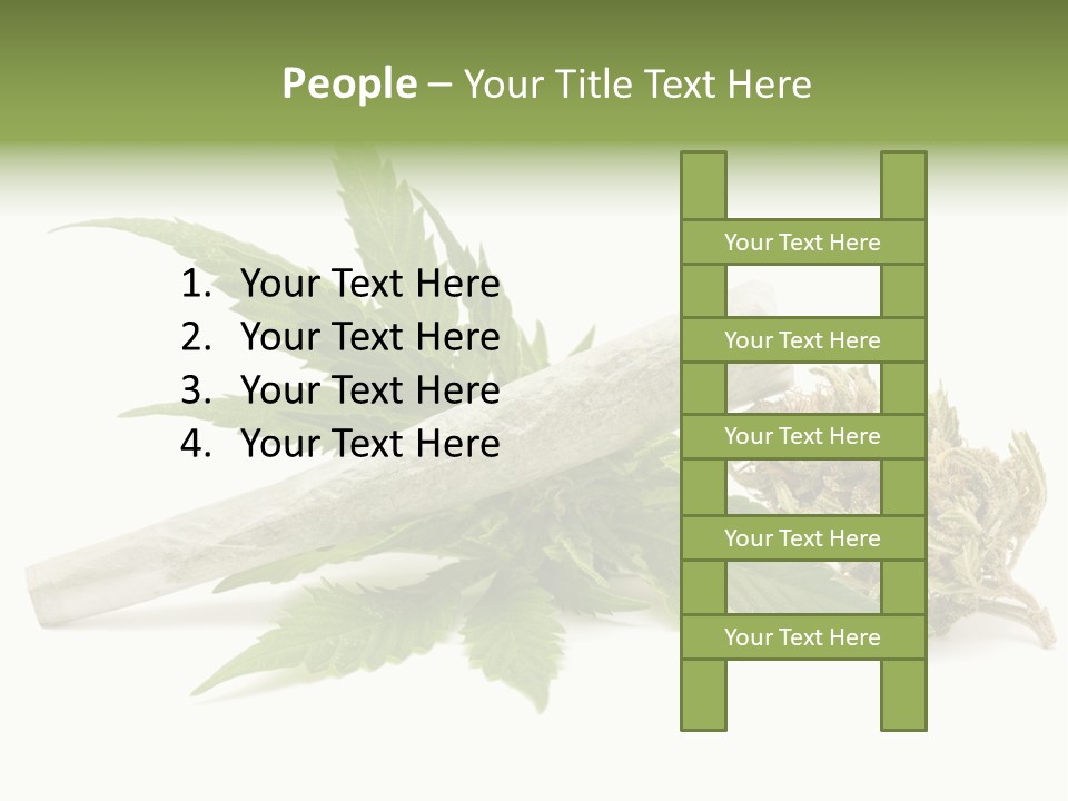Marijuana Abuse Relaxing PowerPoint Template