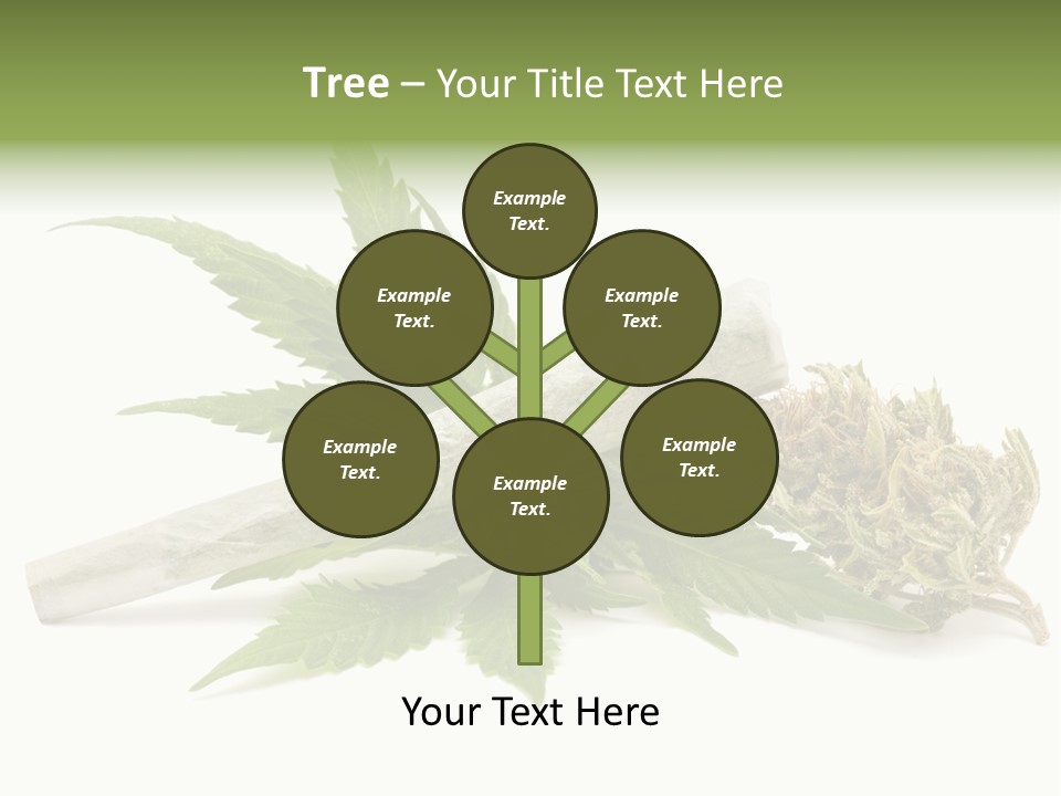 Marijuana Abuse Relaxing PowerPoint Template