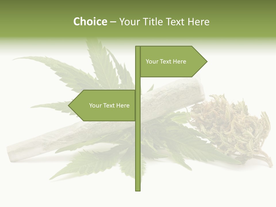Marijuana Abuse Relaxing PowerPoint Template