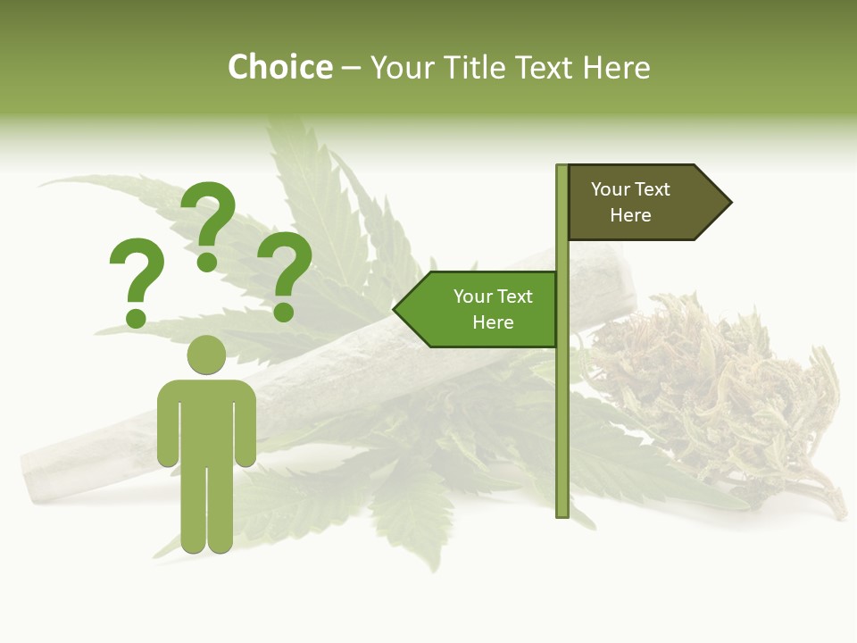 Marijuana Abuse Relaxing PowerPoint Template
