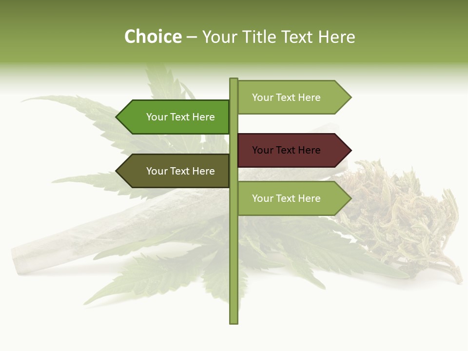 Marijuana Abuse Relaxing PowerPoint Template