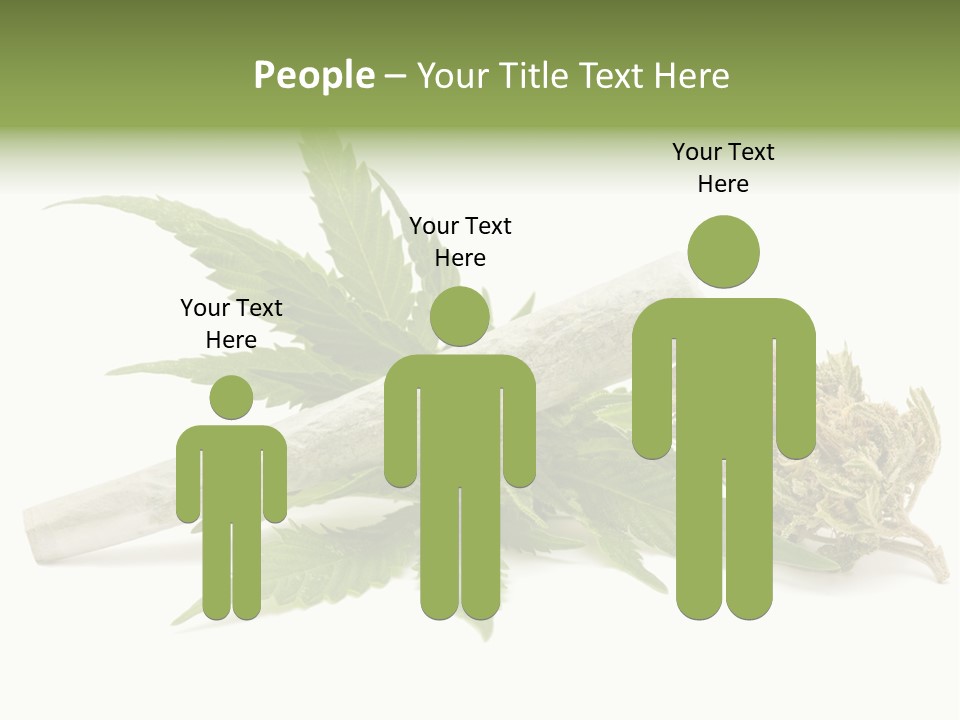 Marijuana Abuse Relaxing PowerPoint Template