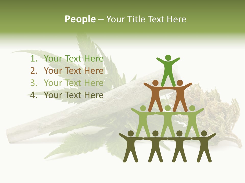 Marijuana Abuse Relaxing PowerPoint Template