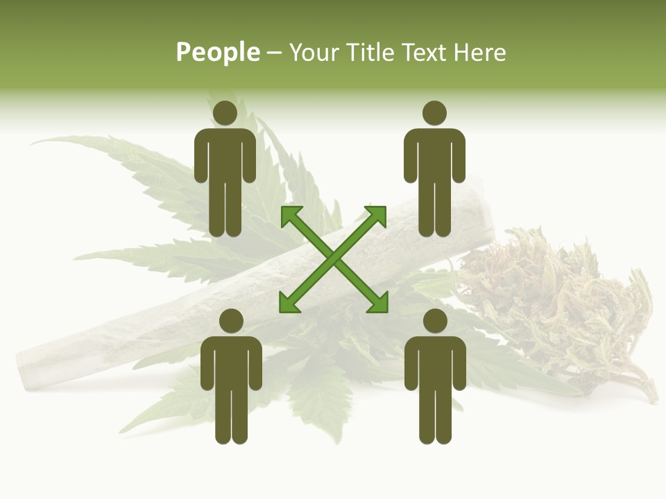 Marijuana Abuse Relaxing PowerPoint Template