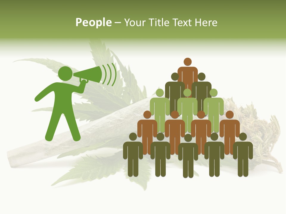 Marijuana Abuse Relaxing PowerPoint Template