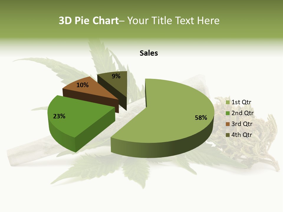 Marijuana Abuse Relaxing PowerPoint Template
