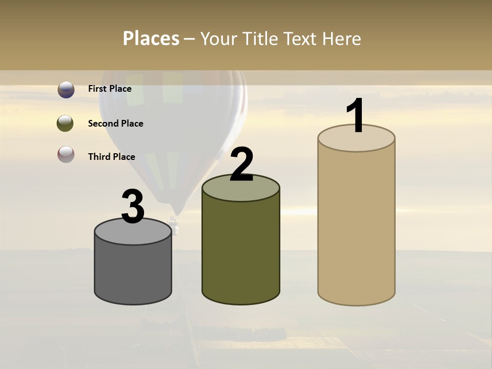 Tourism Striped Aerial PowerPoint Template