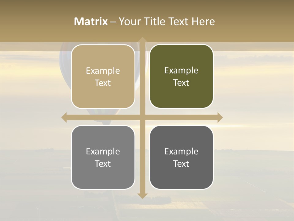 Tourism Striped Aerial PowerPoint Template