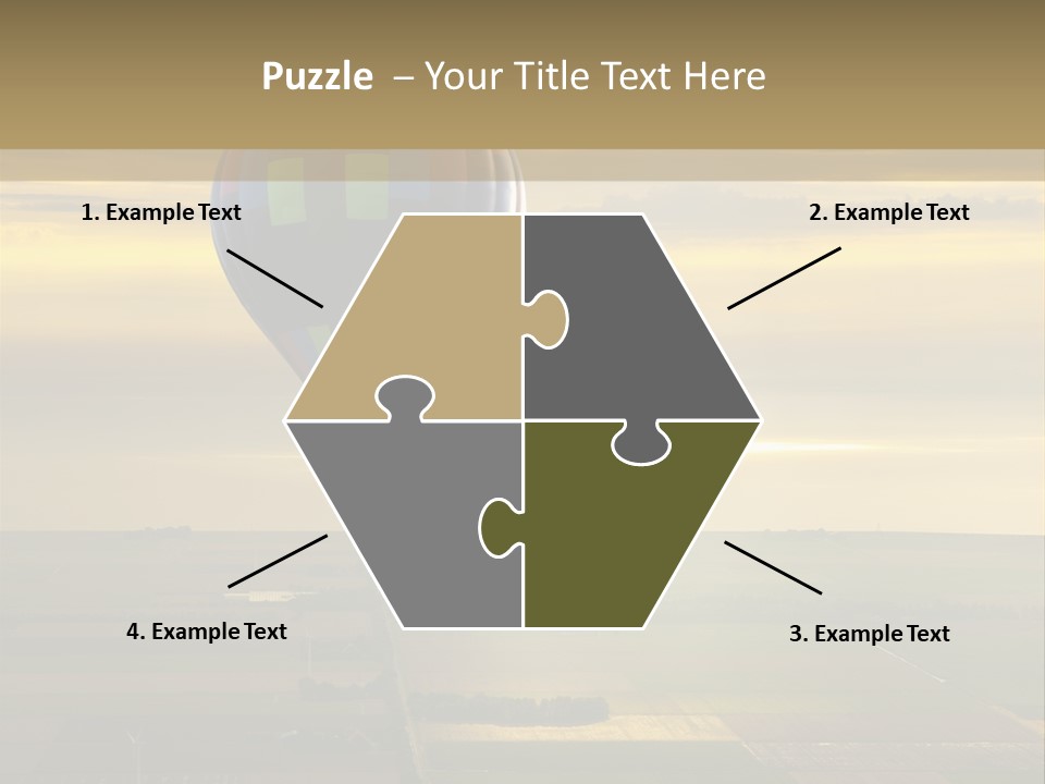 Tourism Striped Aerial PowerPoint Template