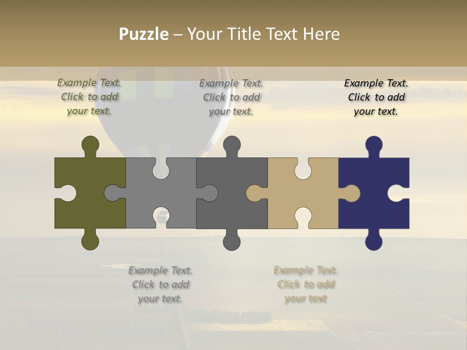 Tourism Striped Aerial PowerPoint Template