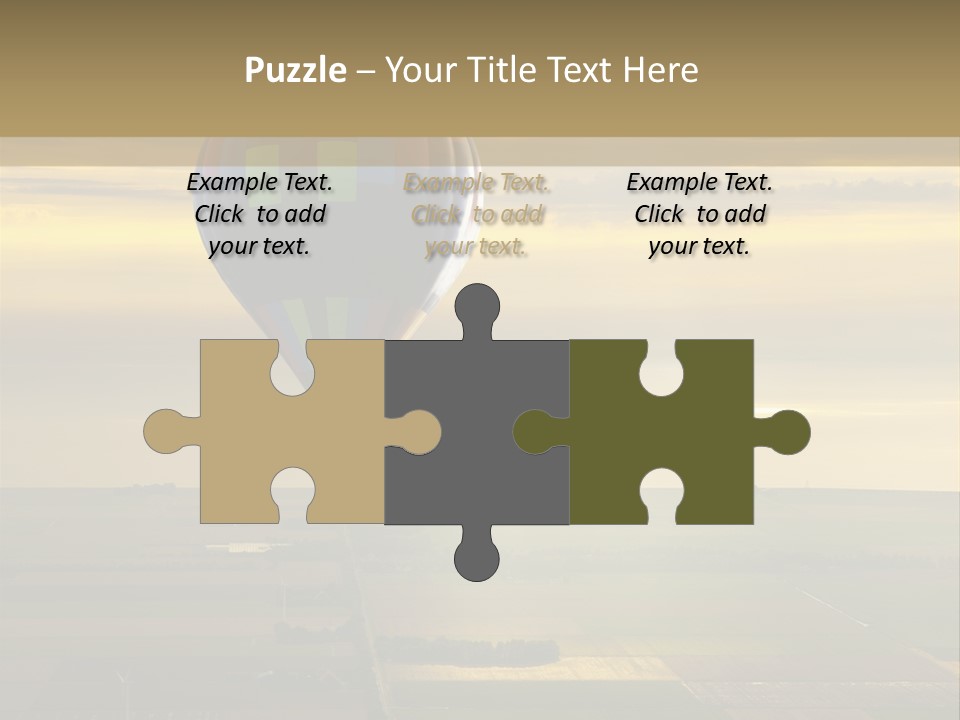 Tourism Striped Aerial PowerPoint Template