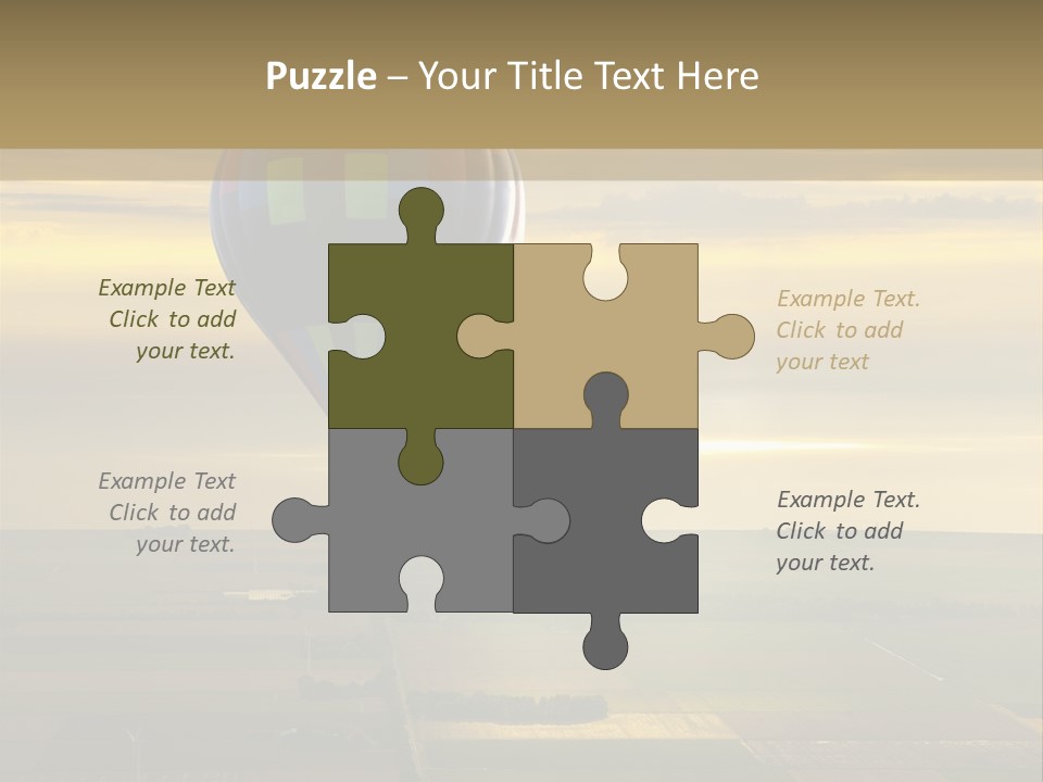 Tourism Striped Aerial PowerPoint Template