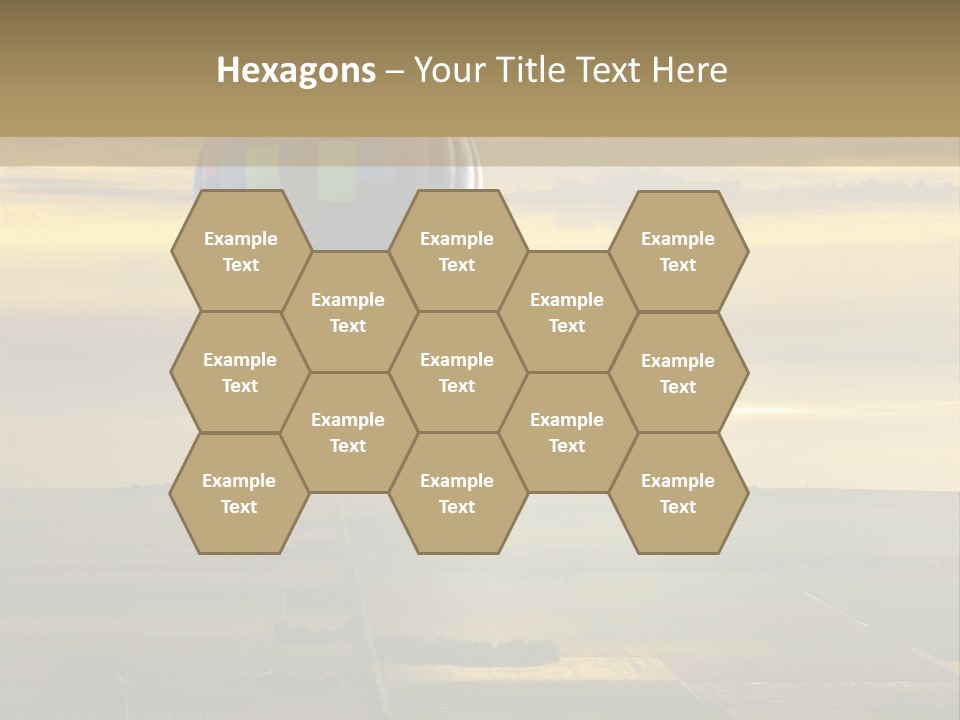 Tourism Striped Aerial PowerPoint Template