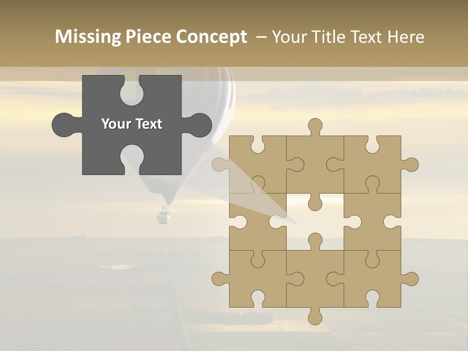 Tourism Striped Aerial PowerPoint Template