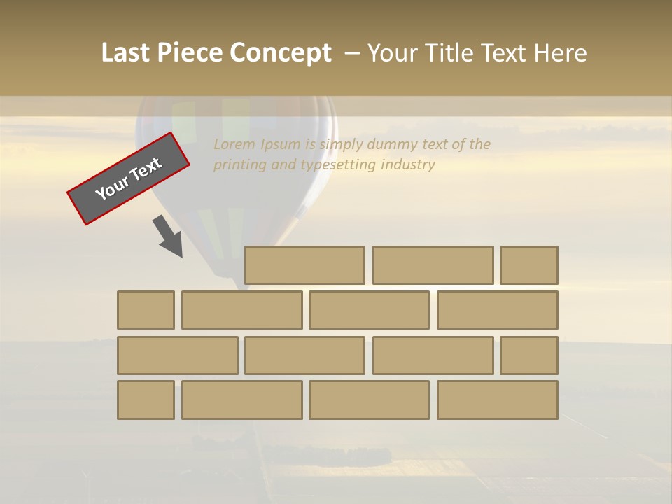 Tourism Striped Aerial PowerPoint Template