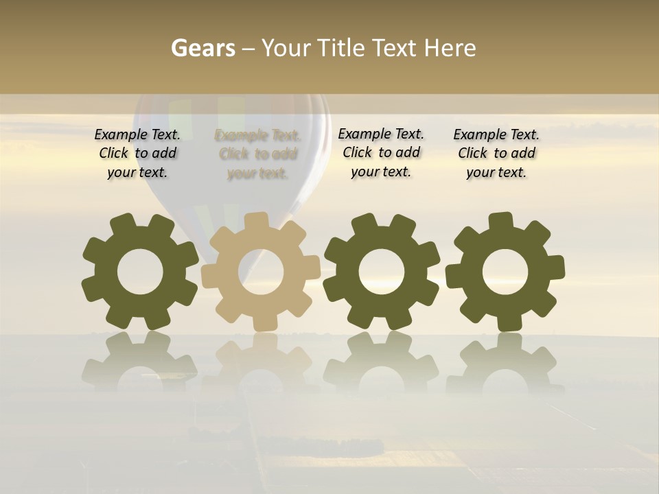 Tourism Striped Aerial PowerPoint Template