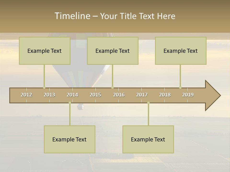 Tourism Striped Aerial PowerPoint Template