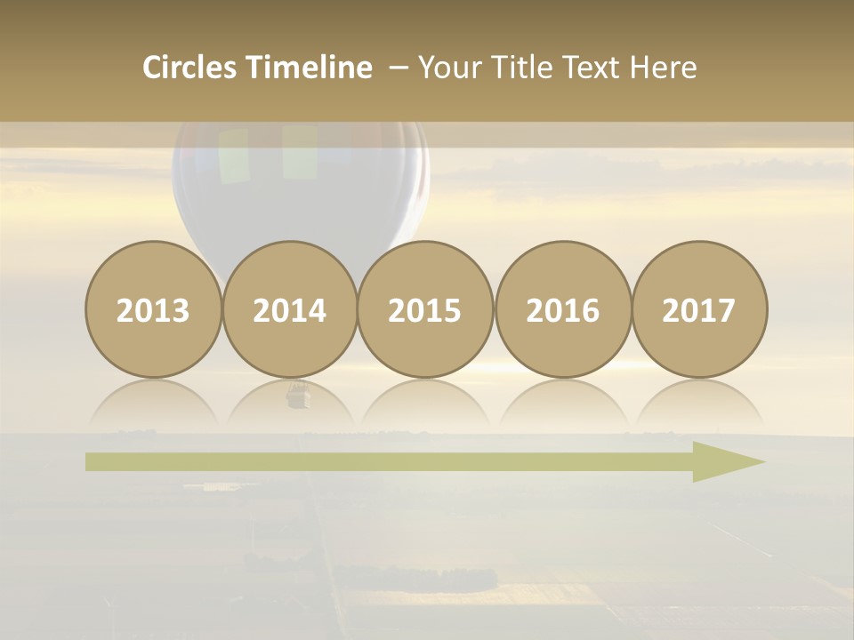 Tourism Striped Aerial PowerPoint Template