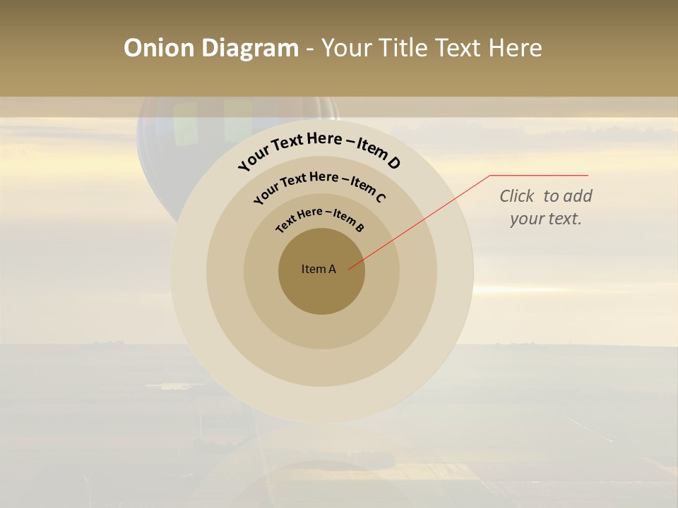 Tourism Striped Aerial PowerPoint Template