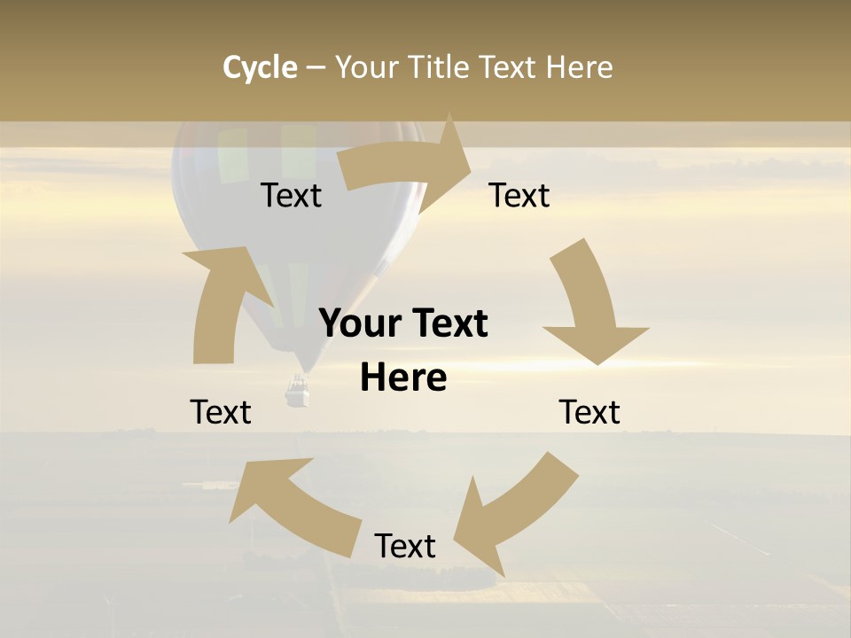 Tourism Striped Aerial PowerPoint Template