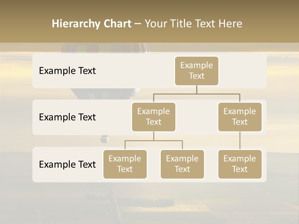 Tourism Striped Aerial PowerPoint Template